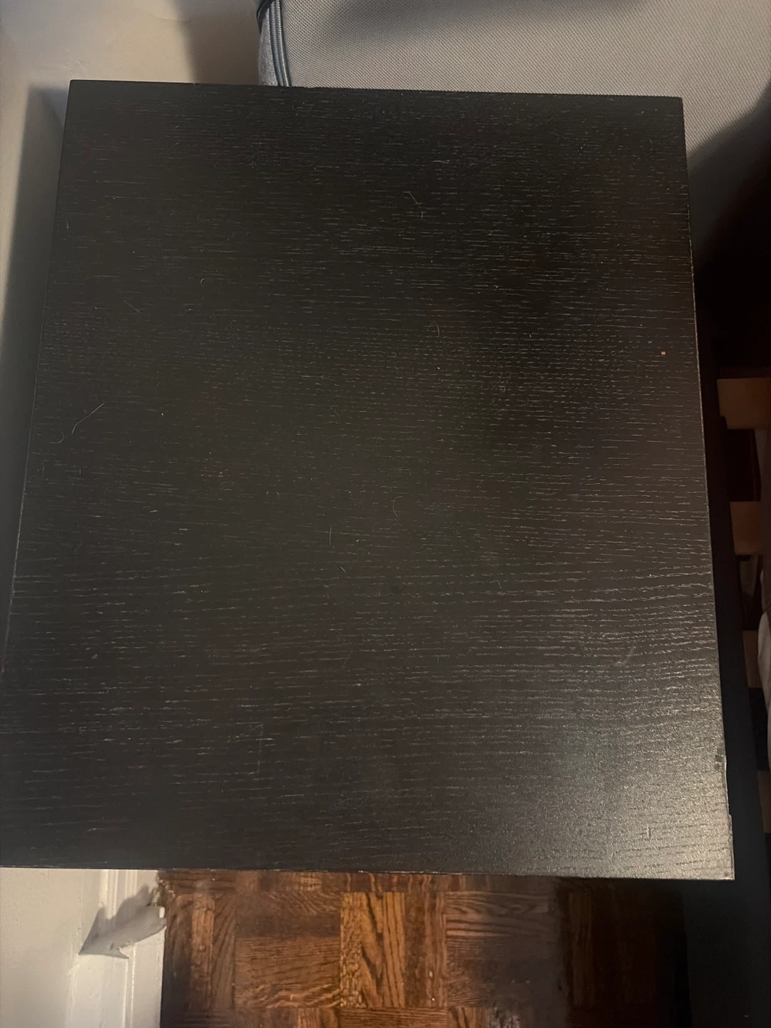 Black Two-Drawer Bedside Table - photo 2