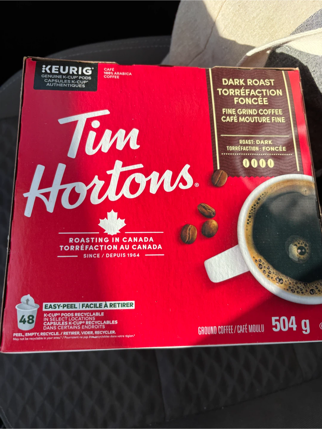 Tim Hortons Dark Roast K-Cup Pods 48 Count