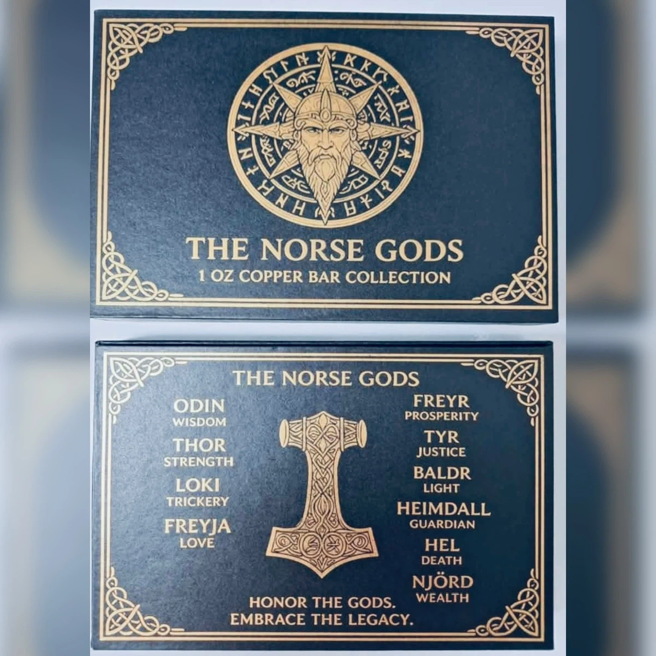 The Norse Gods 1oz Pure Copper Bar Collection - 250 Mintage - photo 3