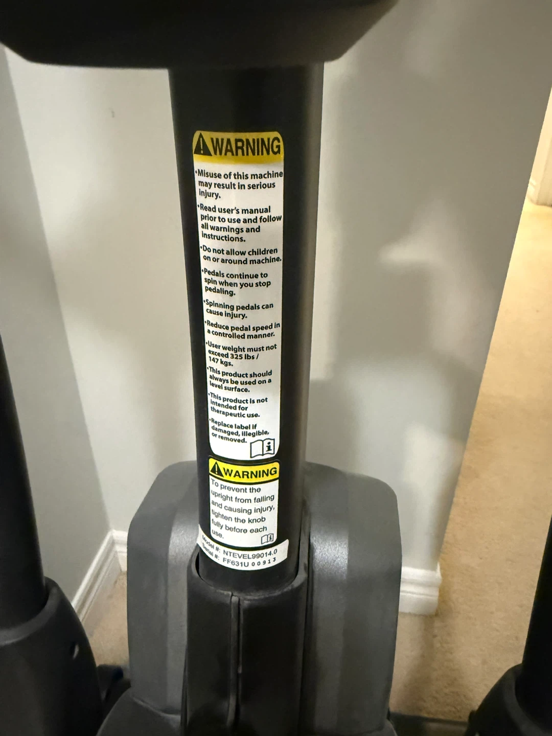NordicTrack E10.0 Elliptical Machine