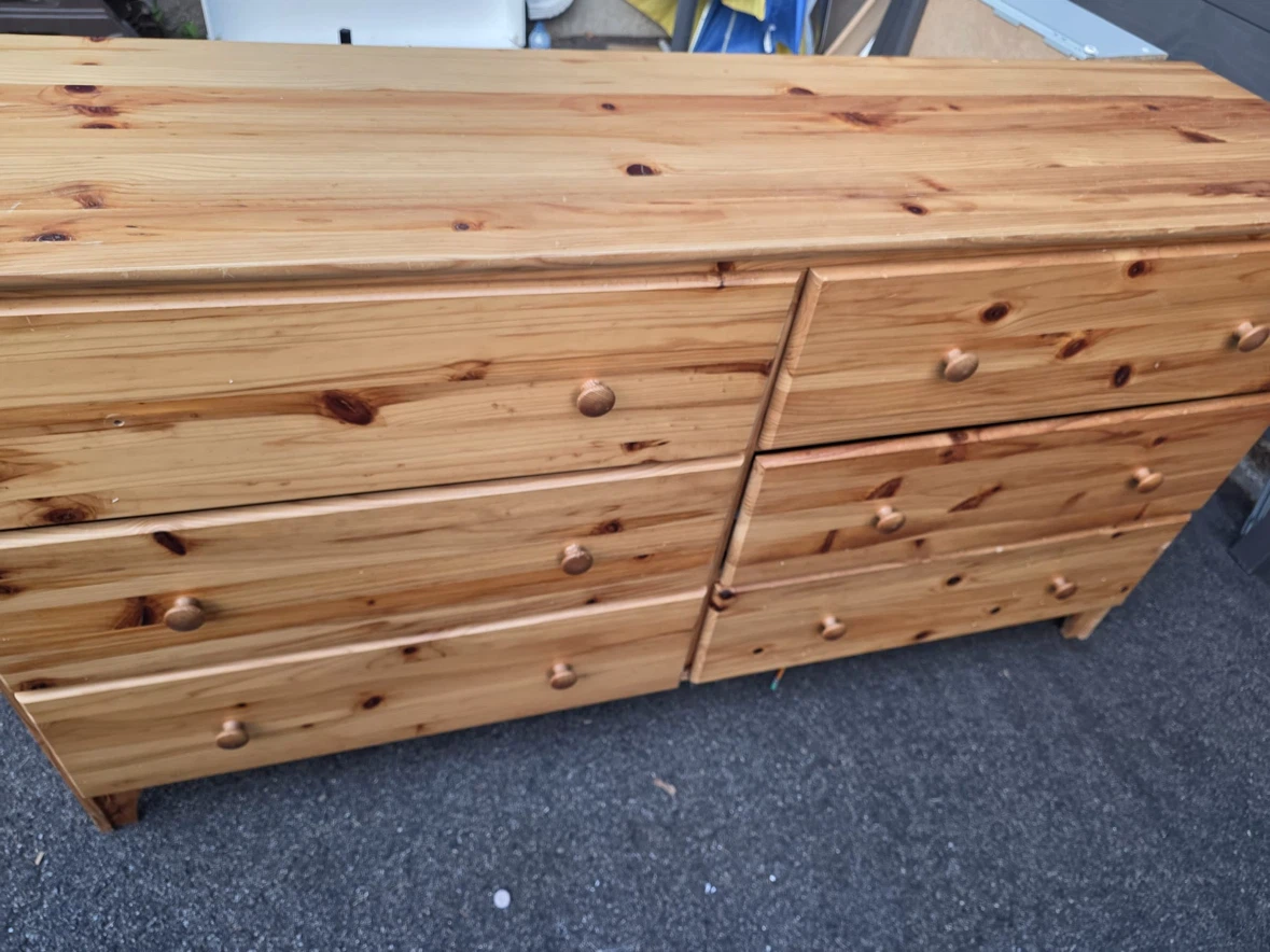 Ikea Solid Wood 6-Drawer Dresser - photo 2