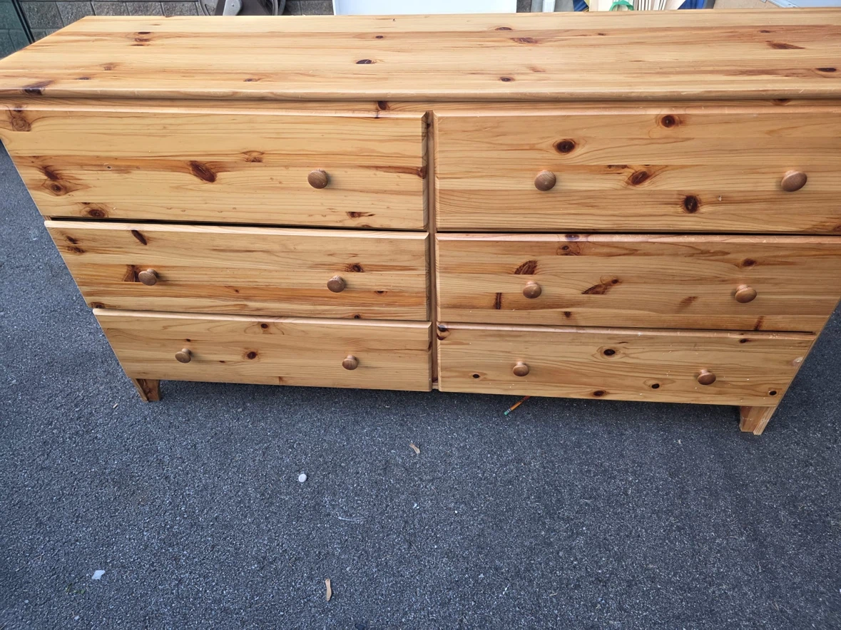 Ikea Solid Wood 6-Drawer Dresser - photo 3