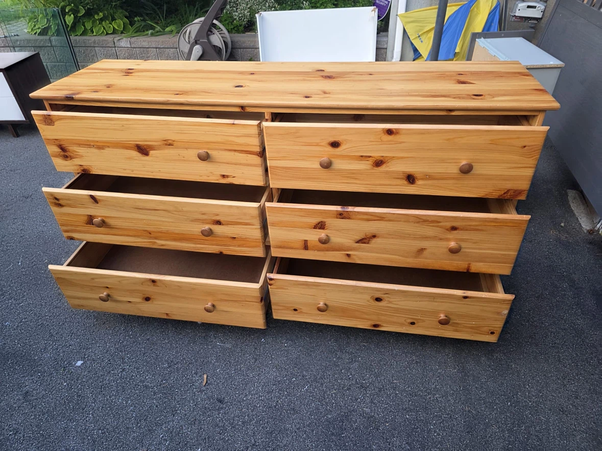 Ikea Solid Wood 6-Drawer Dresser - photo 4