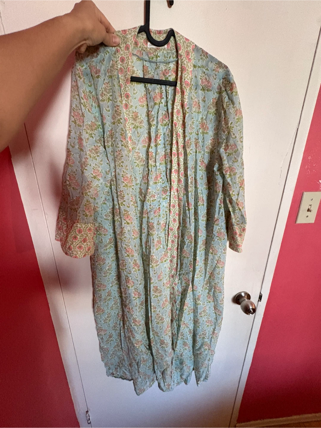 Oysho Floral Print Kimono 100% cotton - photo 2