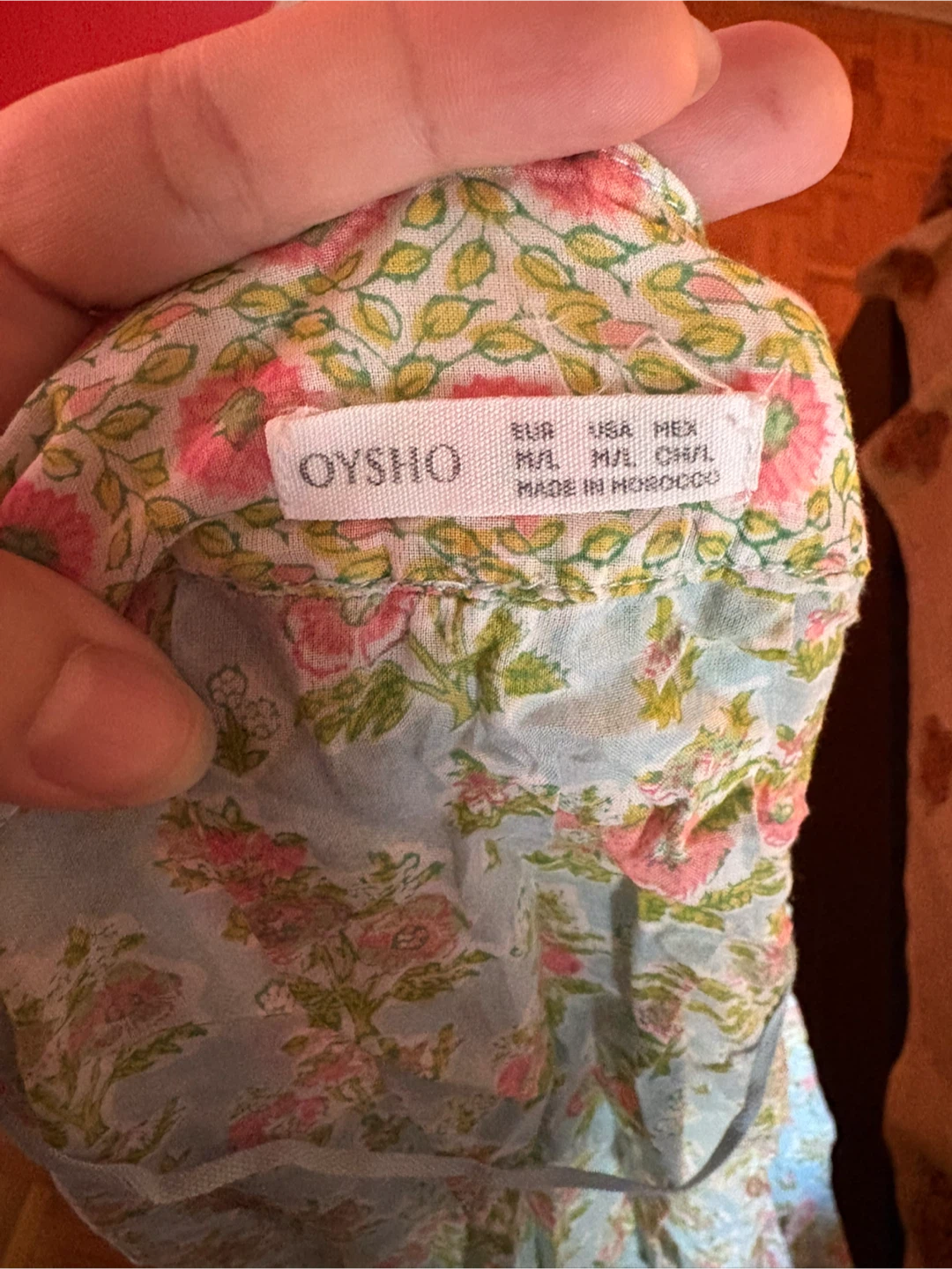 Oysho Floral Print Kimono 100% cotton - photo 3