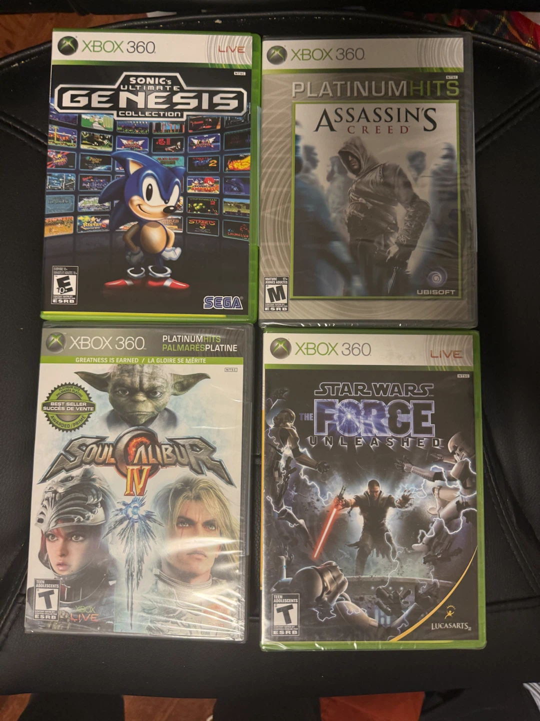 🎮 4 FACTORY SEALED XBOX 360 GAMES — NEVER OPENED