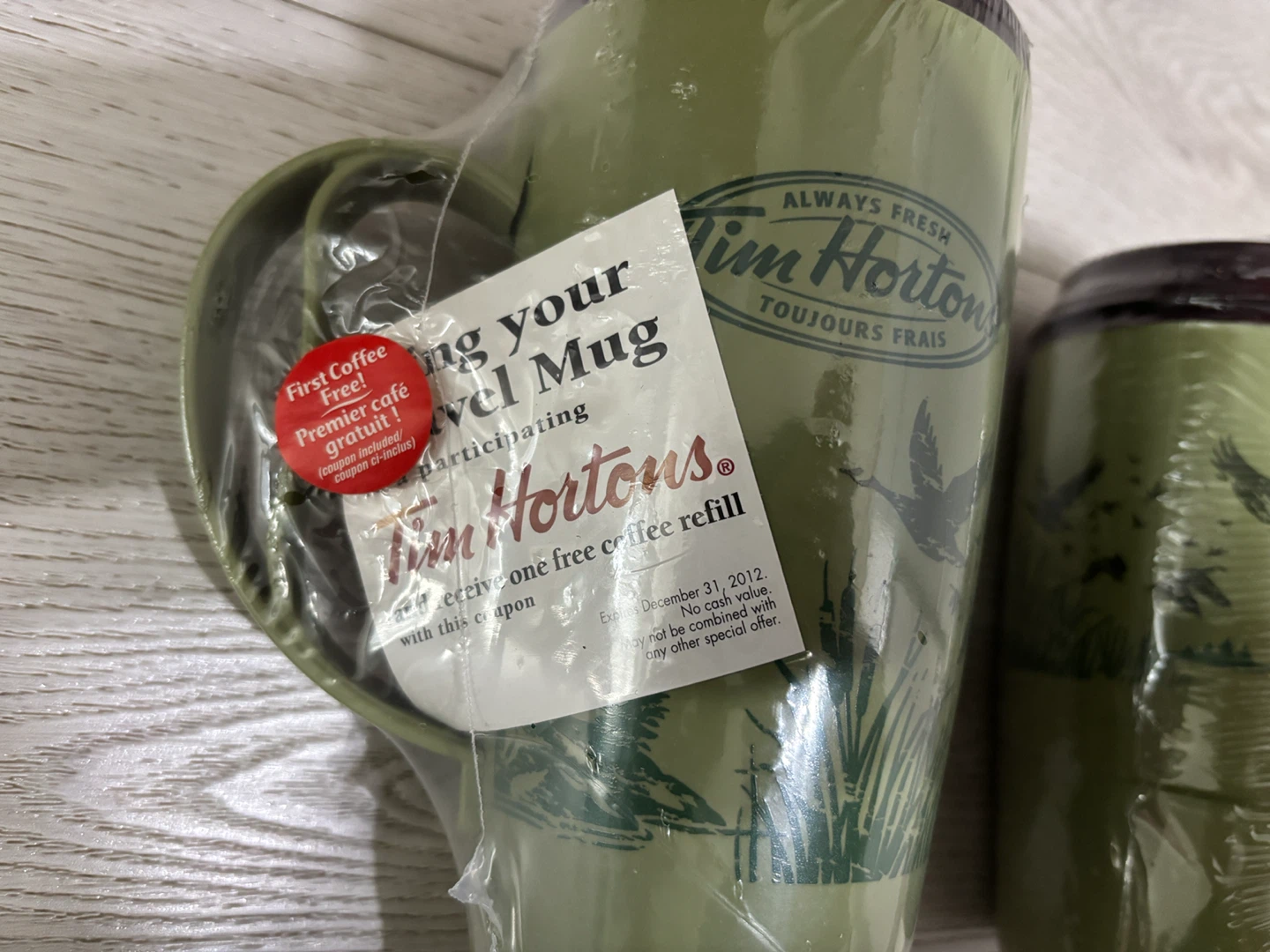 Tim Hortons brand new sealed coffee mugs tumbler - photo 2