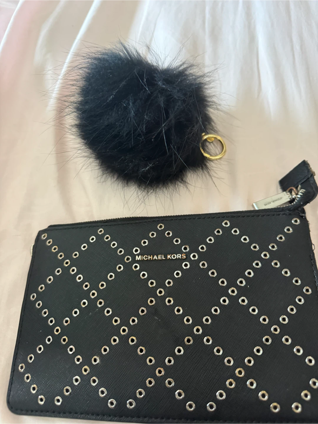 Michael Kors Studded Tote Bag with Matching Pouch - photo 2