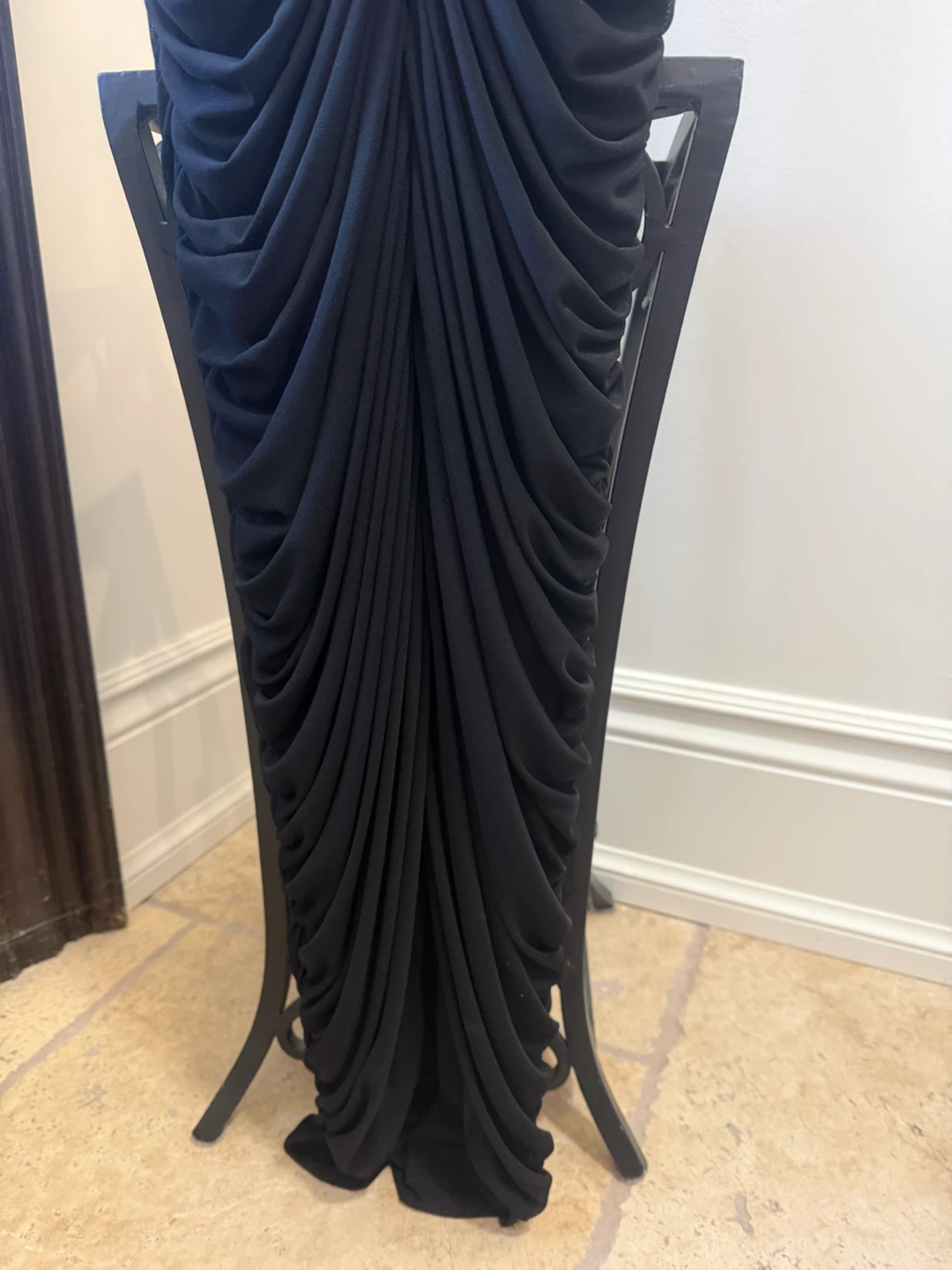 YaYa & Co. Black Ruched Dress size small - photo 3