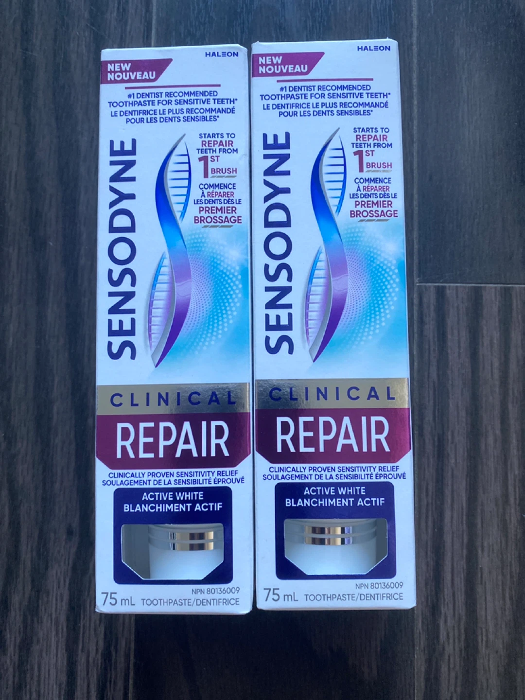 2 Tubes of Sensodyne Clinical Repair Toothpaste - photo 2