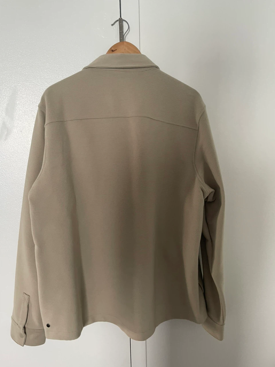 Zella Snap-Front Utility Shirt Jacket Beige XL - photo 2