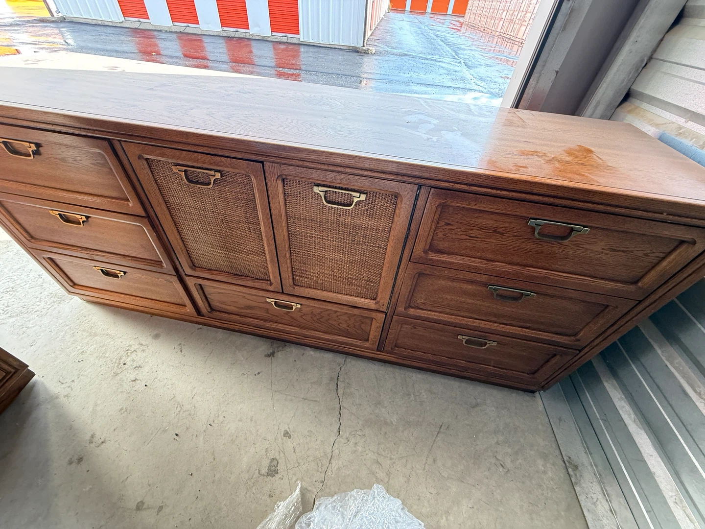 5 pce oak bedroom set
