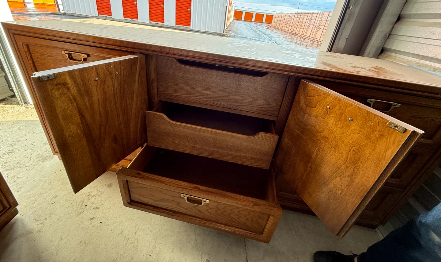 5 pce oak bedroom set - photo 2