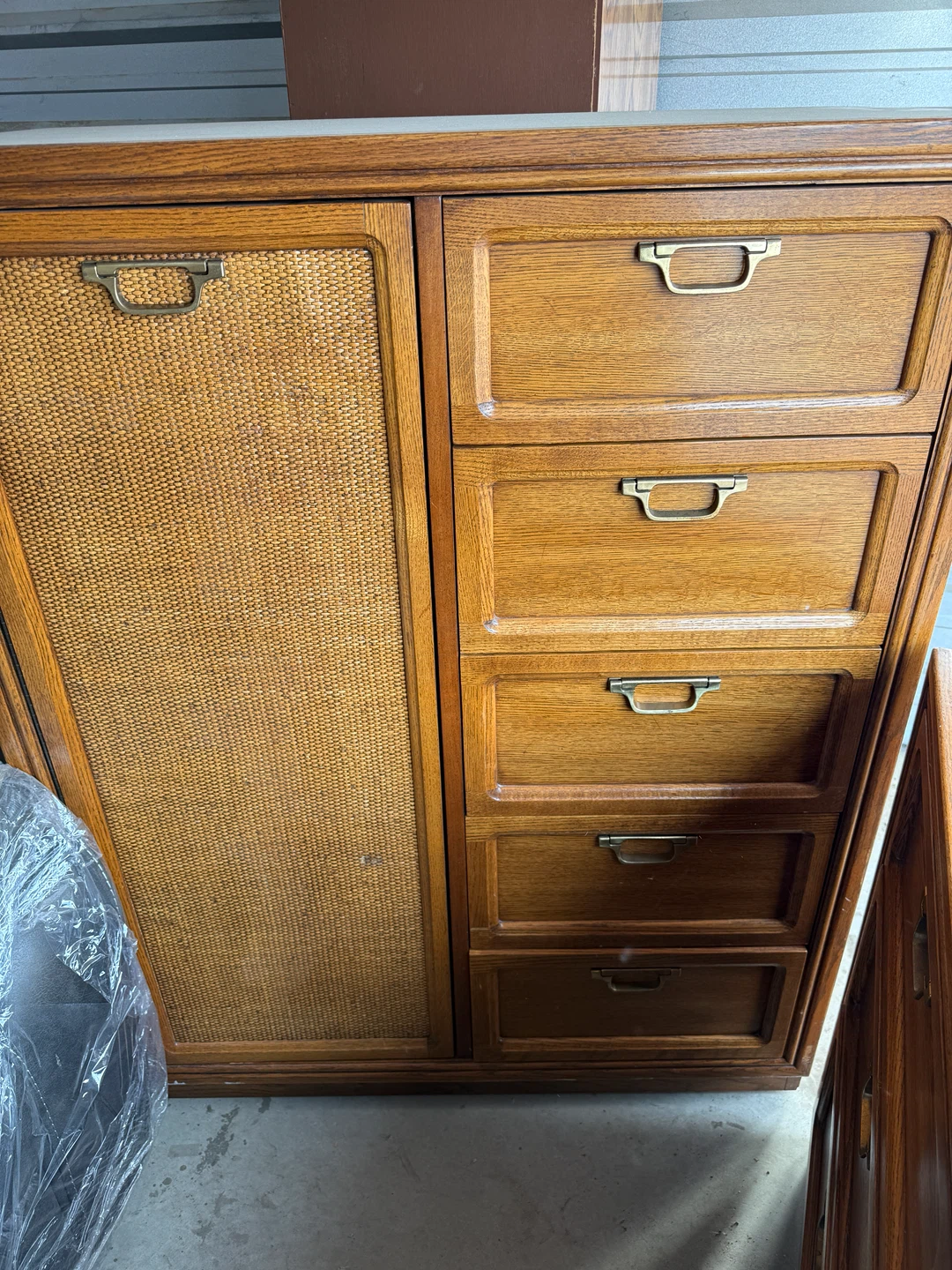 5 pce oak bedroom set - photo 3