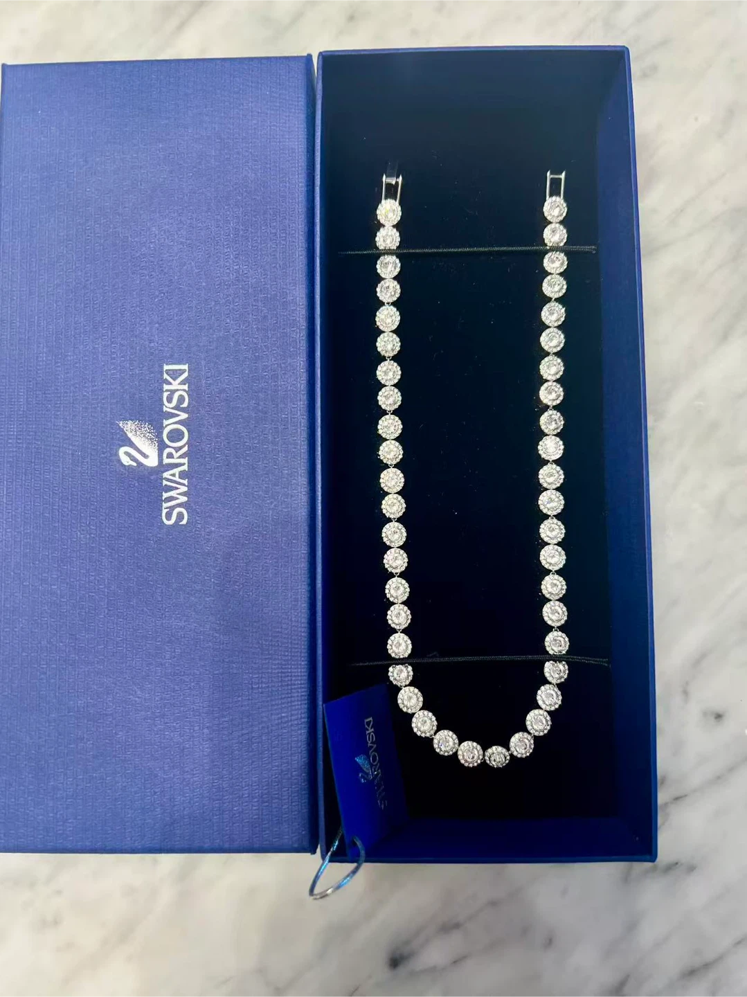 BNIB Swarovski Una Angelic Necklace and Bracelet Set - photo 5
