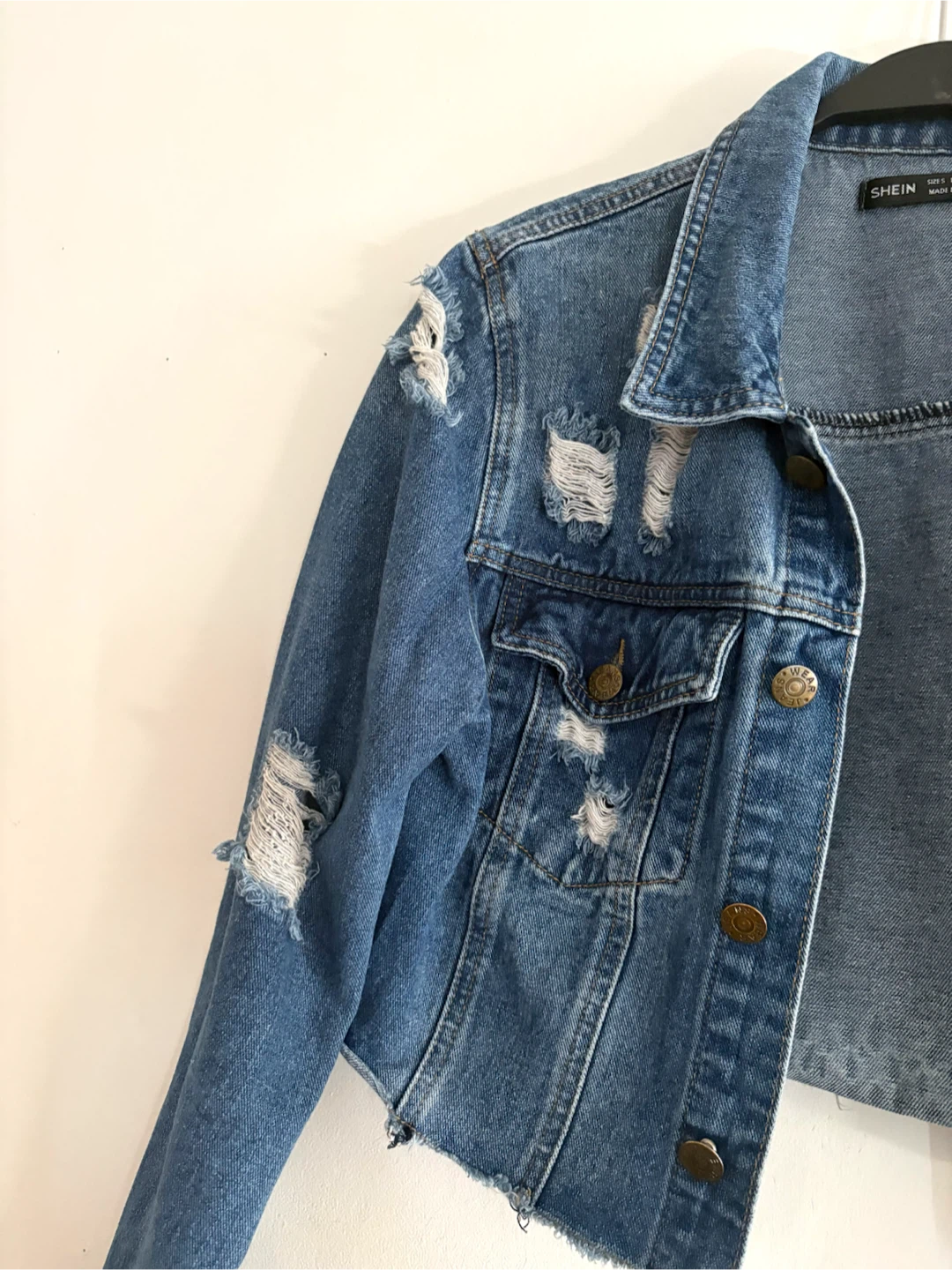 Distressed Denim Crop Jacket! - photo 3