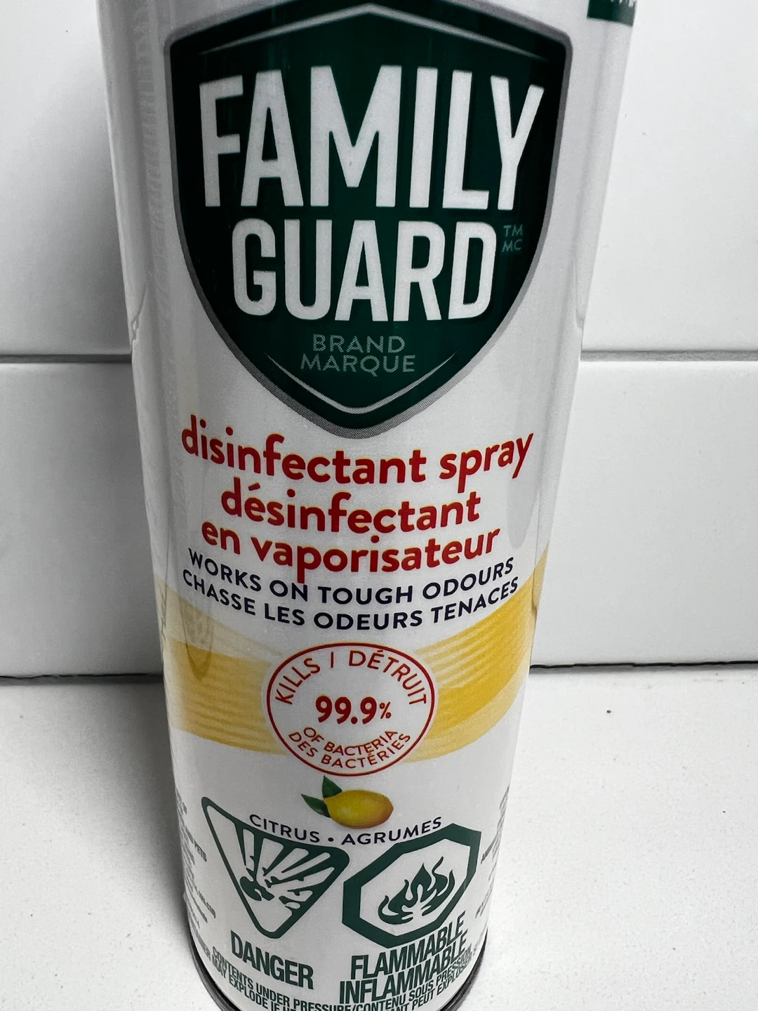 2 Cans of Family Guard Citrus Disinfectant Spray - photo 2