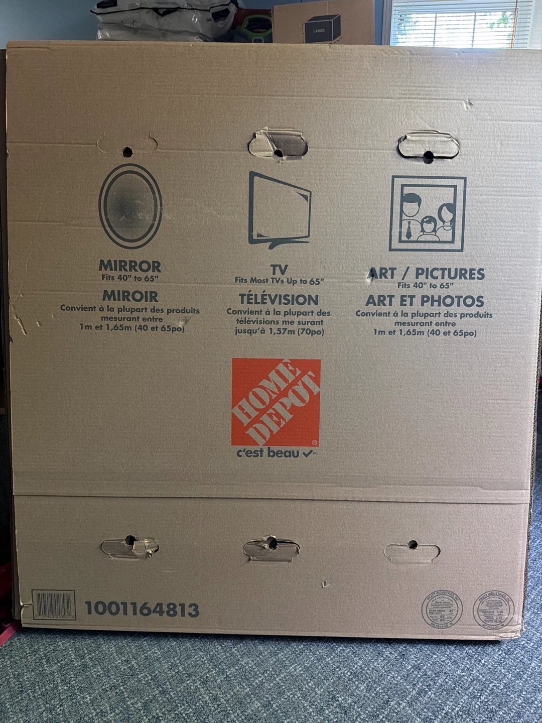 Two Home Depot Large TV Box - photo 2