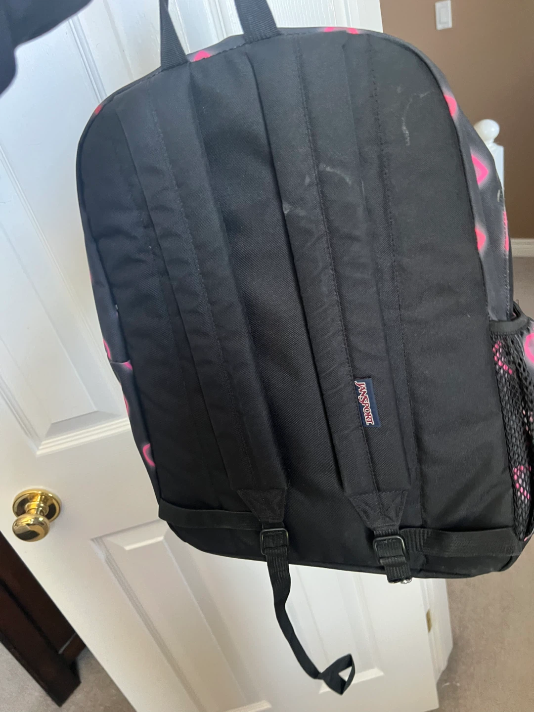 JanSport Backpack with Pink Hearts - photo 3