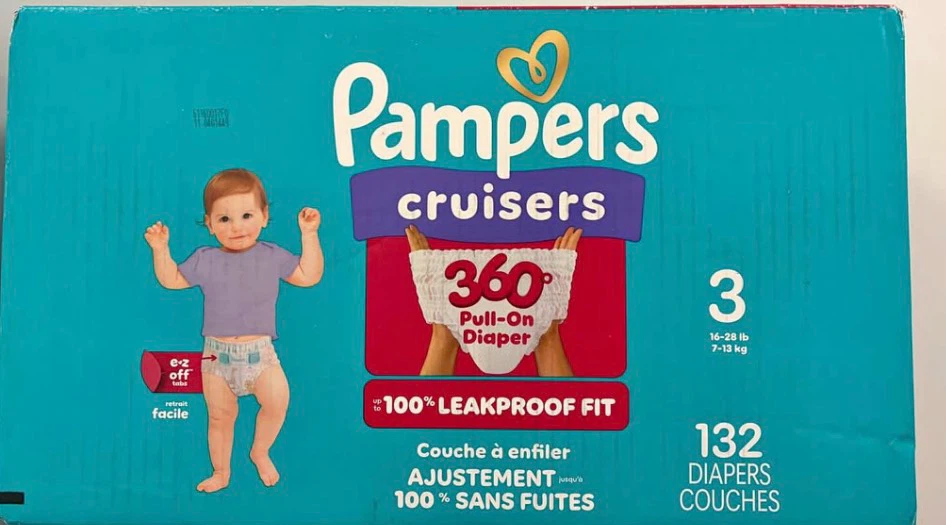 Pampers Cruisers 360 Pull-On Diapers Size 3