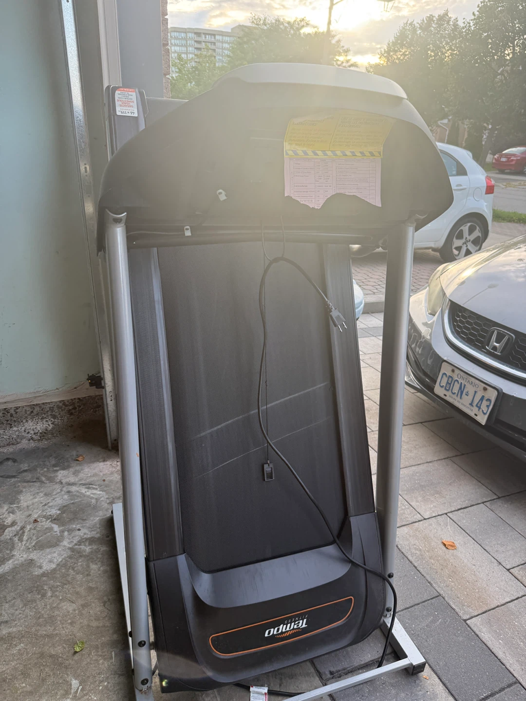 Tempo Fitness Treadmill - photo 3