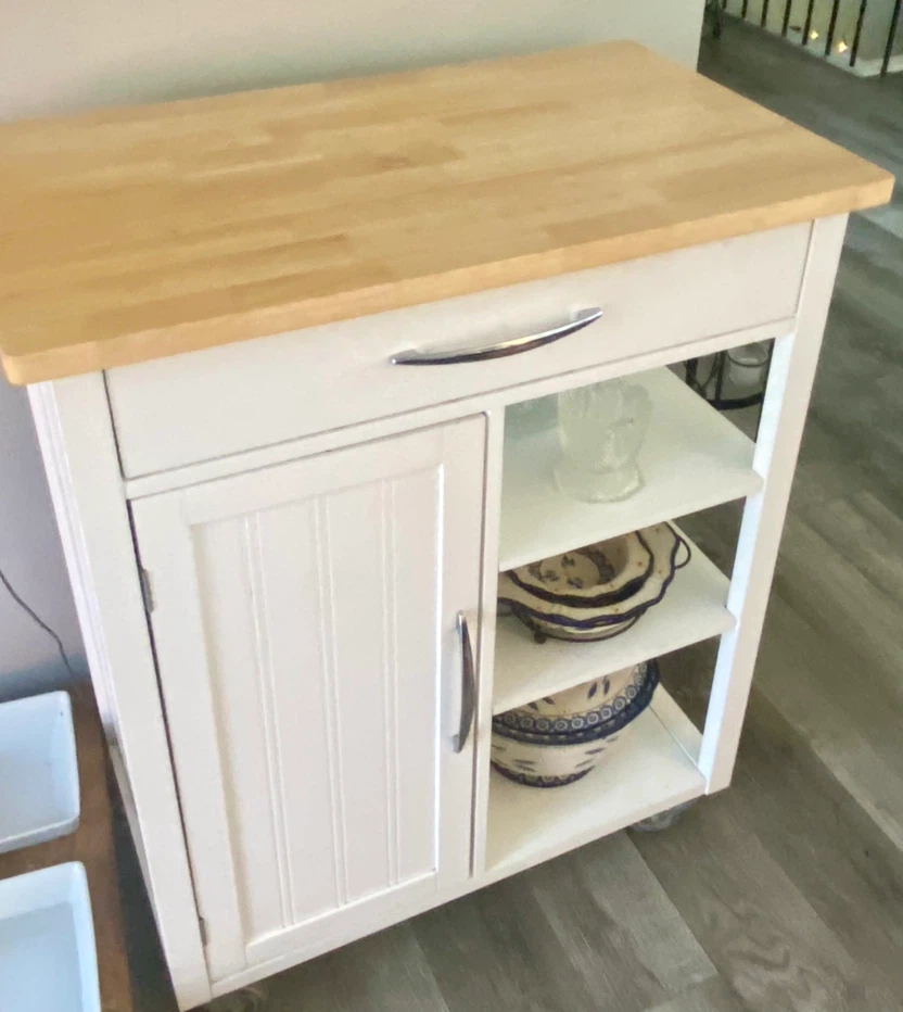 Kitchen Island with Butcher Block Top - photo 2
