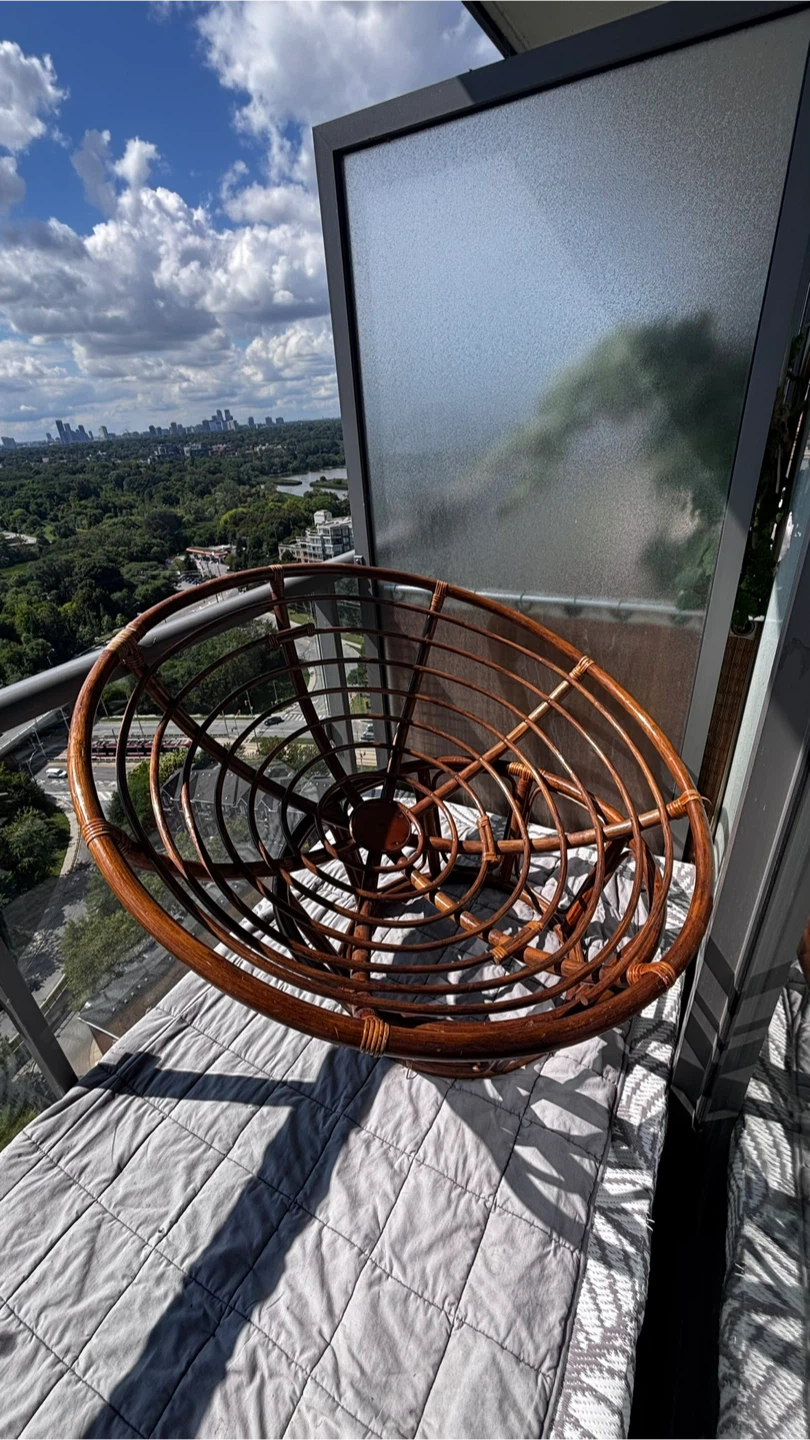 Rattan Papasan Chair Frame
