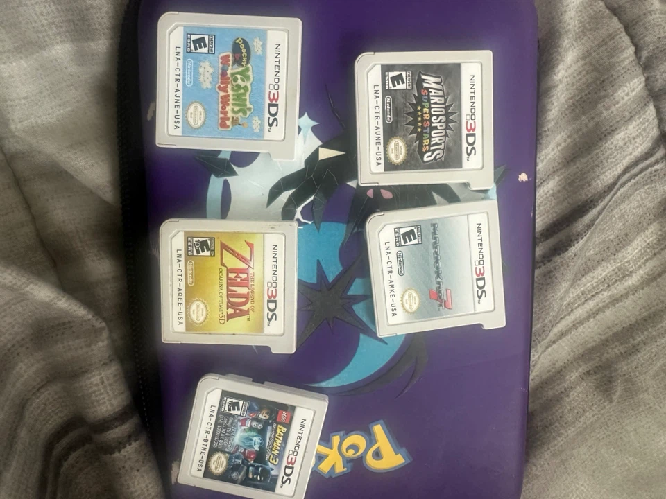 New Nintendo 3DS XL Galaxy Style with 5 Games - photo 4