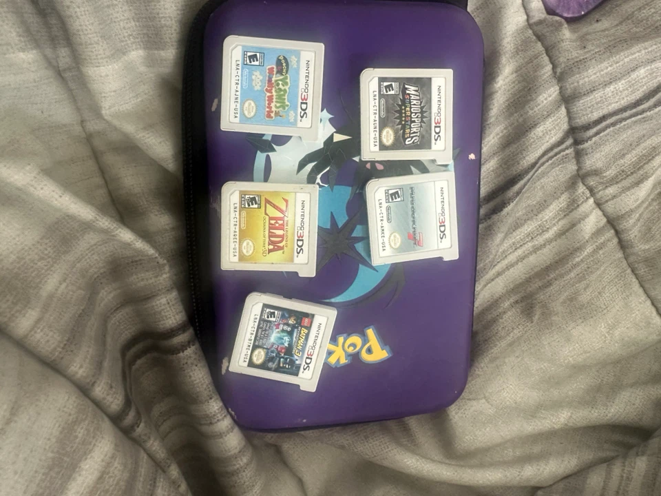 New Nintendo 3DS XL Galaxy Style with 5 Games - photo 5