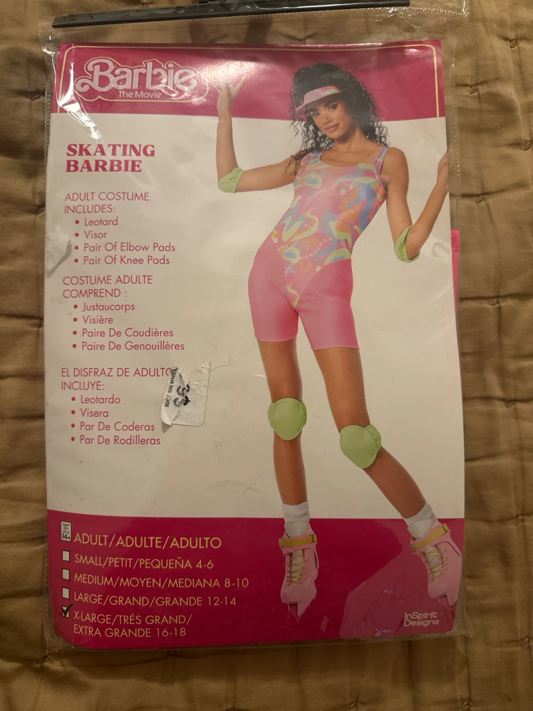 Barbie The Movie Skating Adult Costume XL