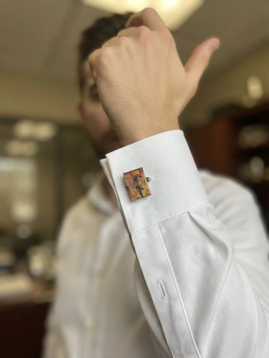 Batman Comic Book Cufflinks