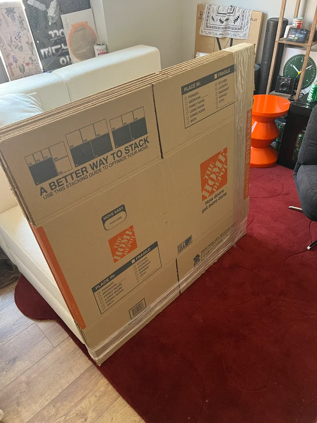 Home Depot Heavy-Duty XL Moving Boxes — 5 Pack - photo 2