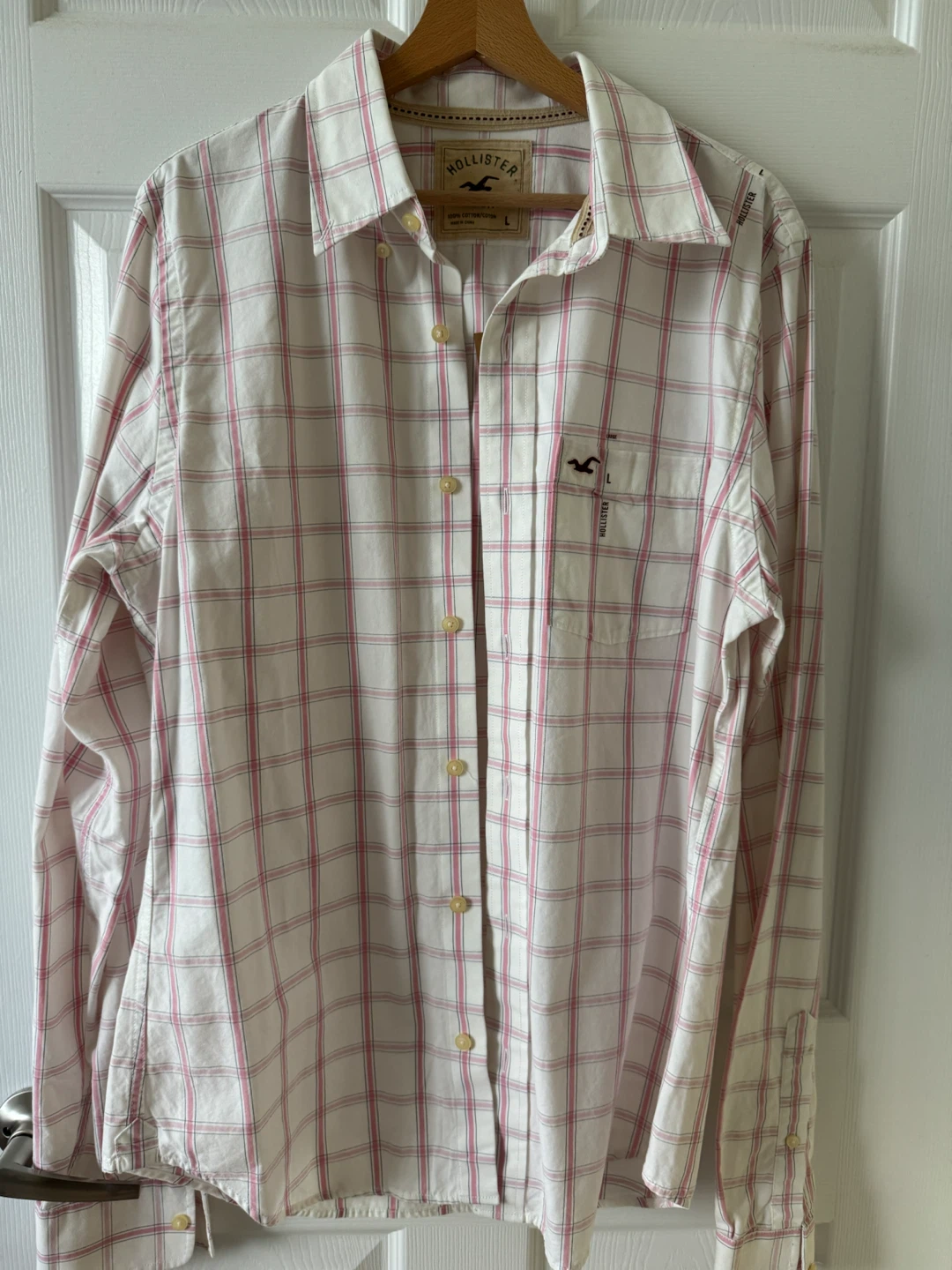Hollister Plaid Long Sleeve Shirt