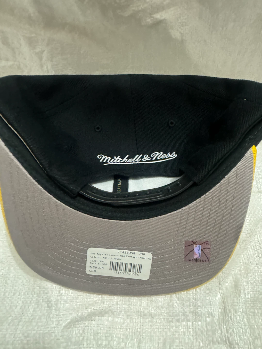 Mitchell & Ness Los Angeles Lakers Snapback Hat - photo 3
