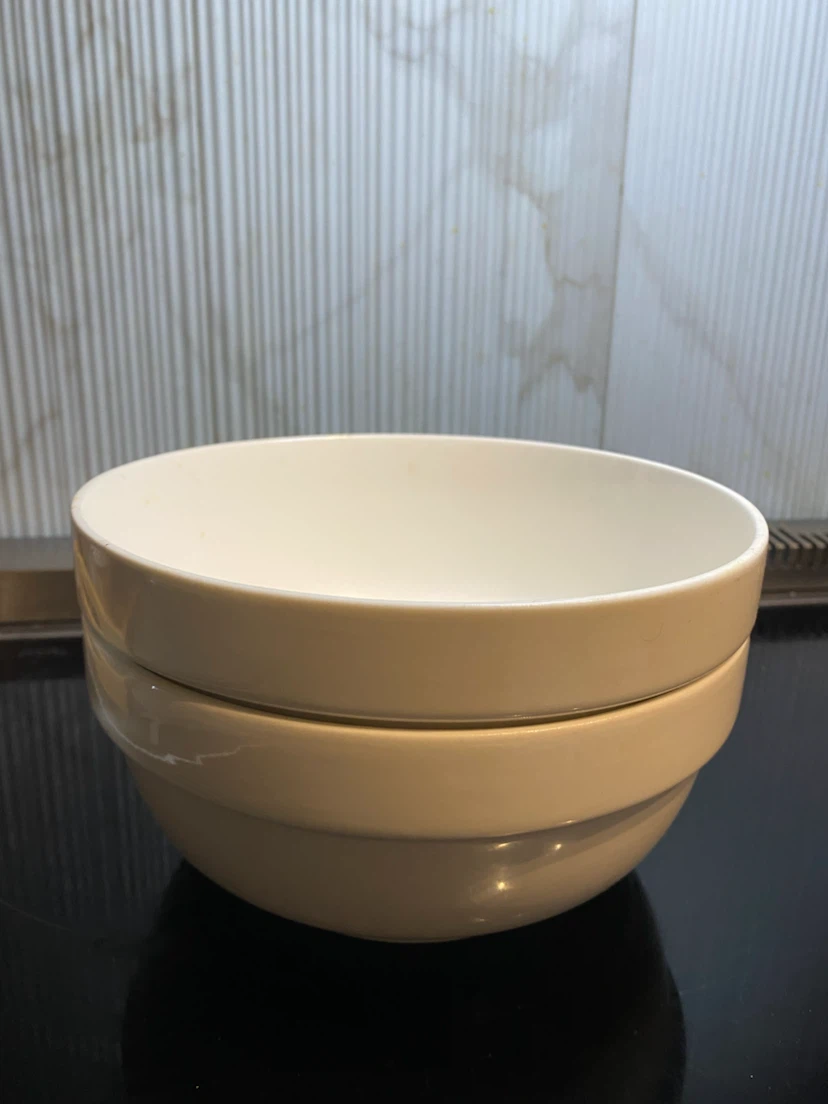 Ceramic Teapot and  Large serving Bowls Set