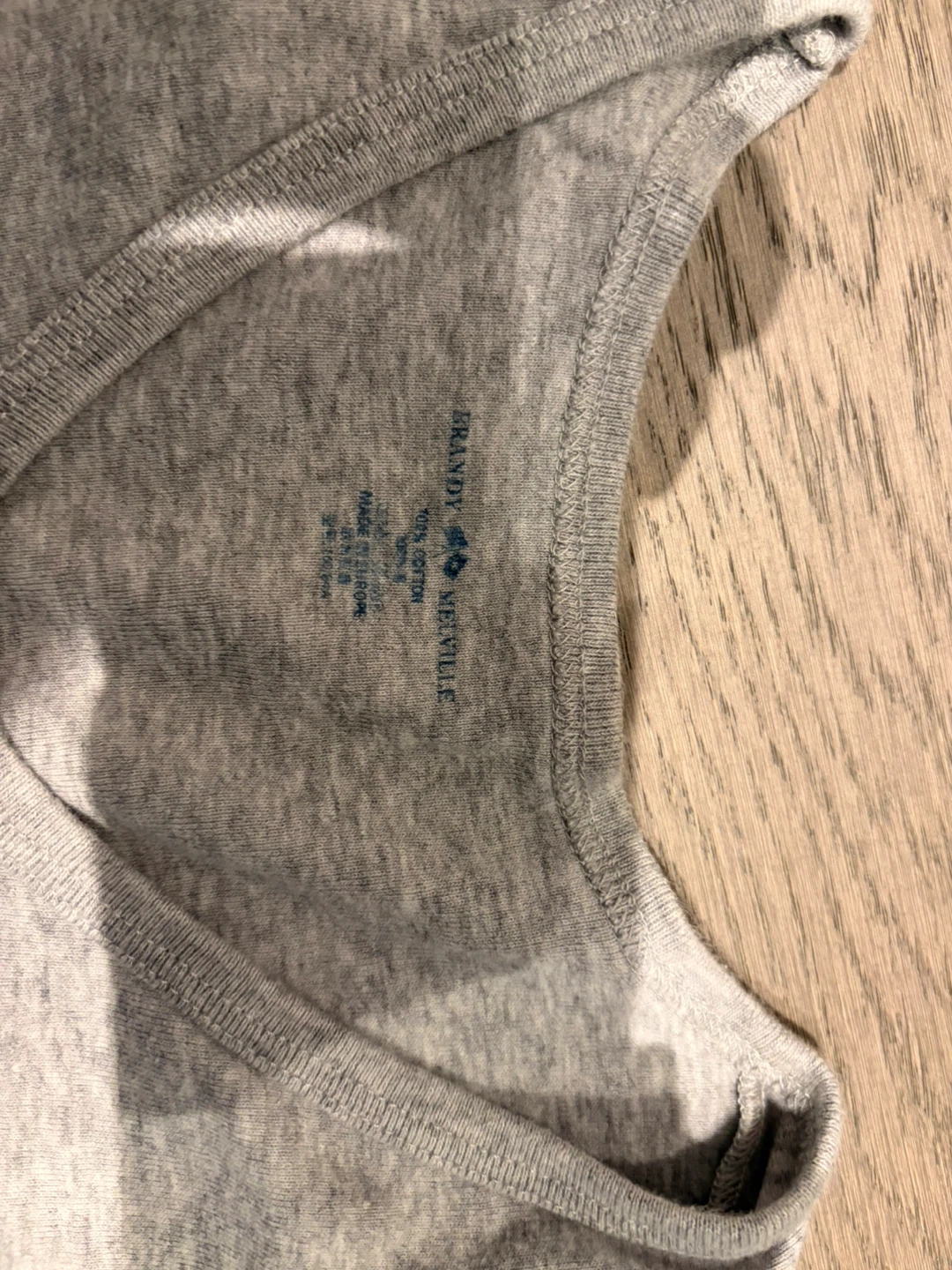 Brandy Melville Gray V-Neck T-Shirt - photo 3