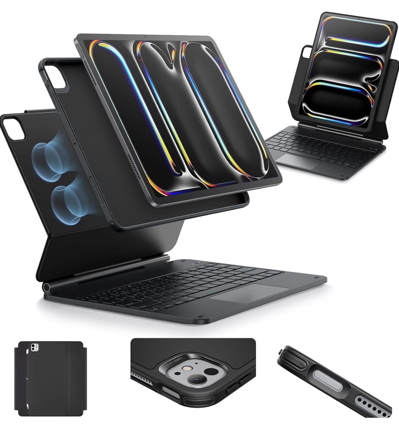 ESR iPad Air 13 Inch Case Keyboard (M3/M2, 2025/2024)