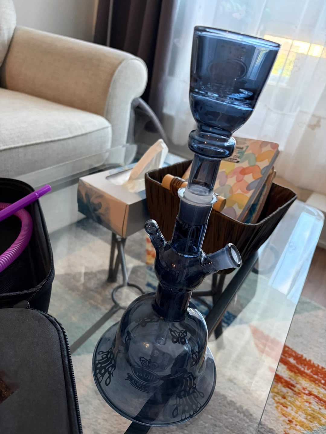 Al Fakher Glass Hookah Set - photo 2