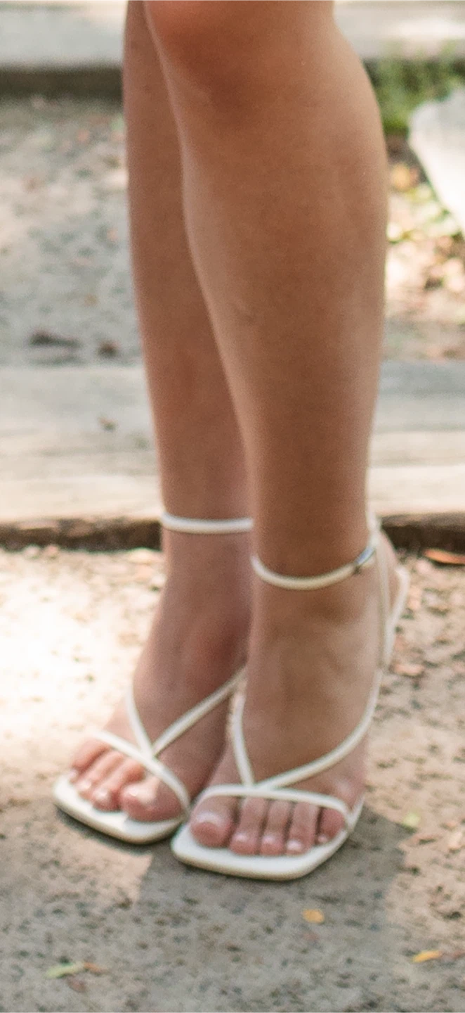 Steve Madden Annie White Heels - photo 4