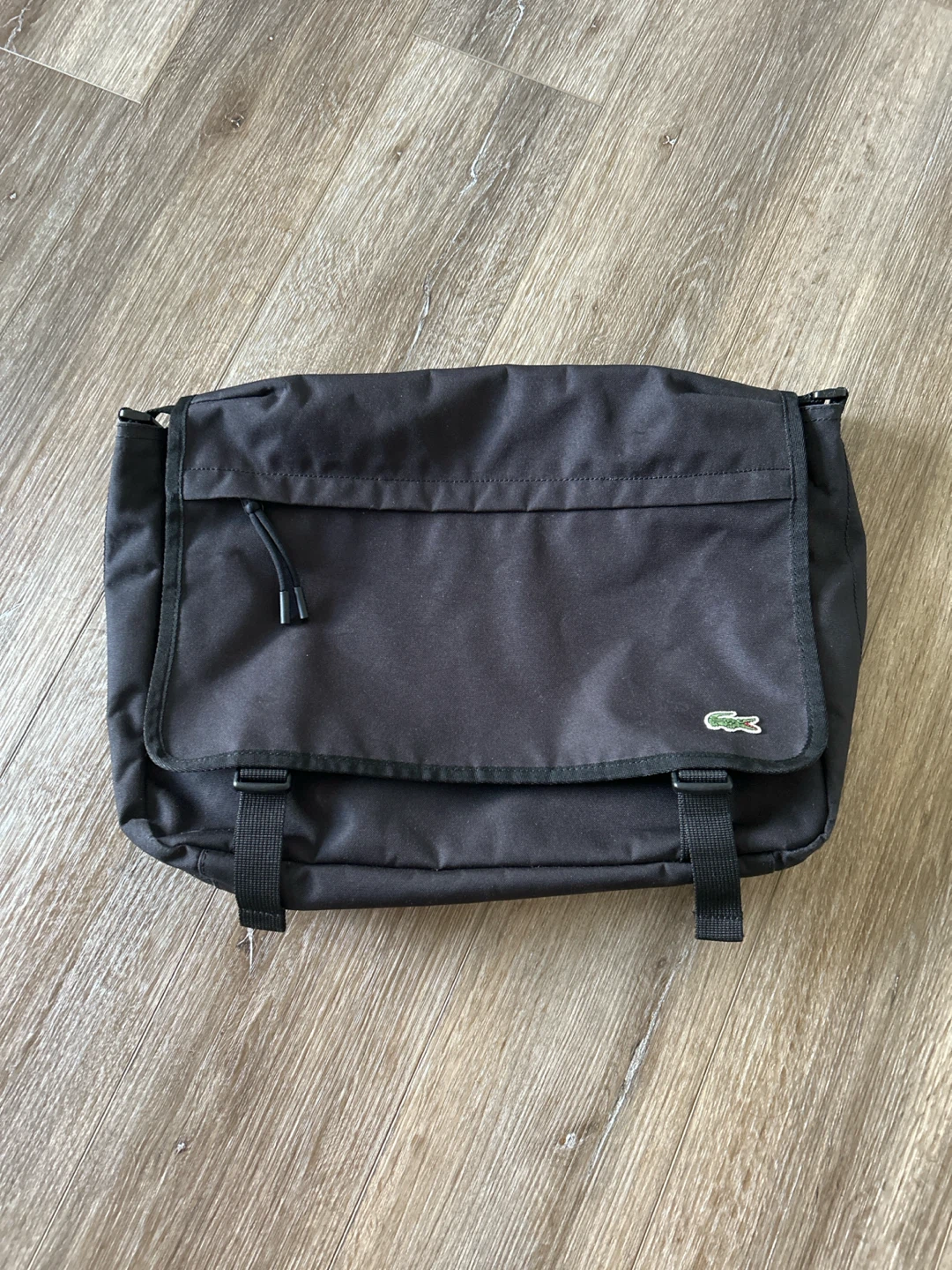 Lacoste Black Messenger Bag