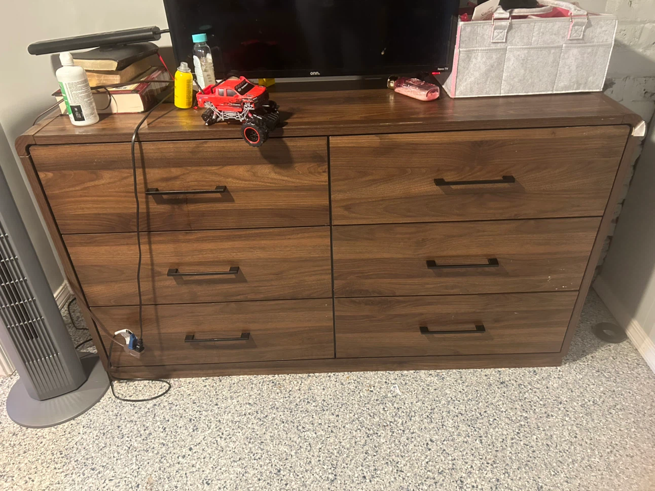 Six-Drawer Wood Tone Dresser - photo 2