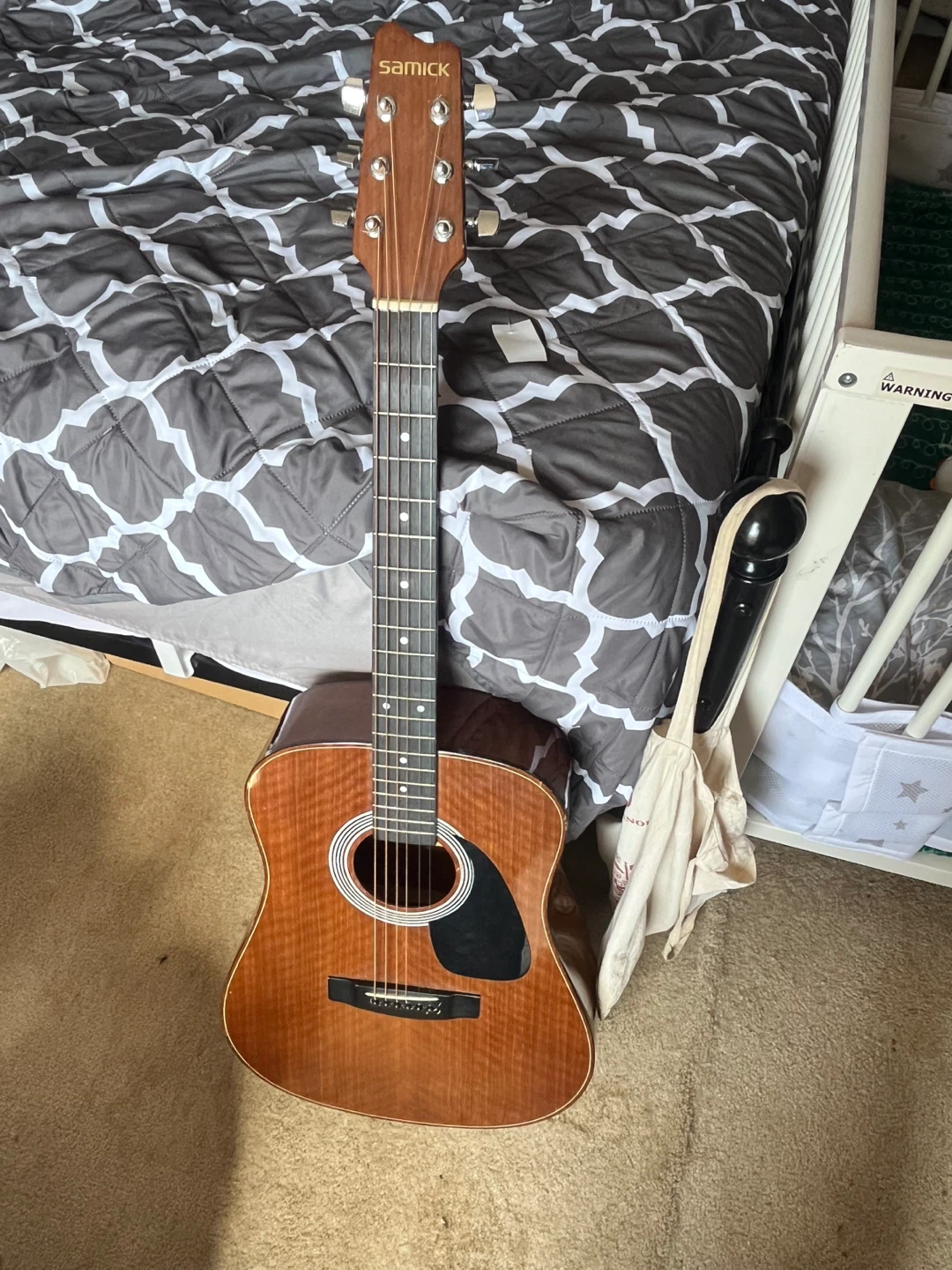 Samick Acoustic Guitar with Case