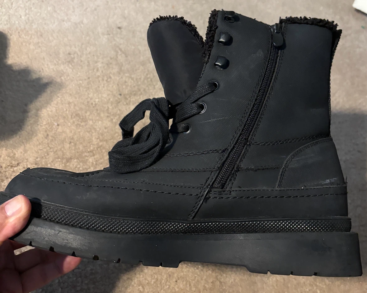 Call It Spring Black Winter Boots (size 9)