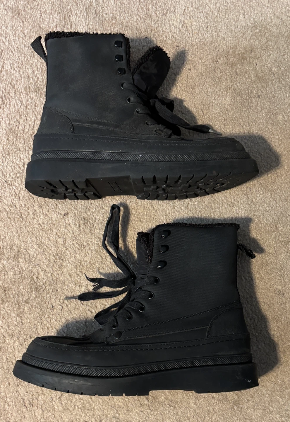 Call It Spring Black Winter Boots (size 9) - photo 4