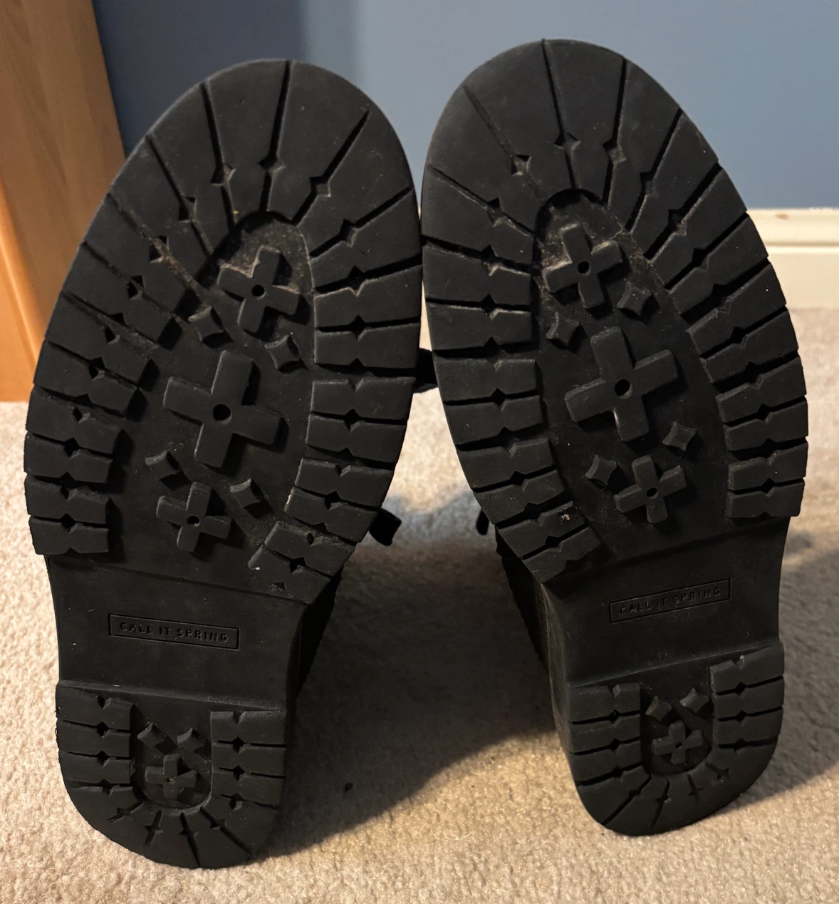 Call It Spring Black Winter Boots (size 9) - photo 5
