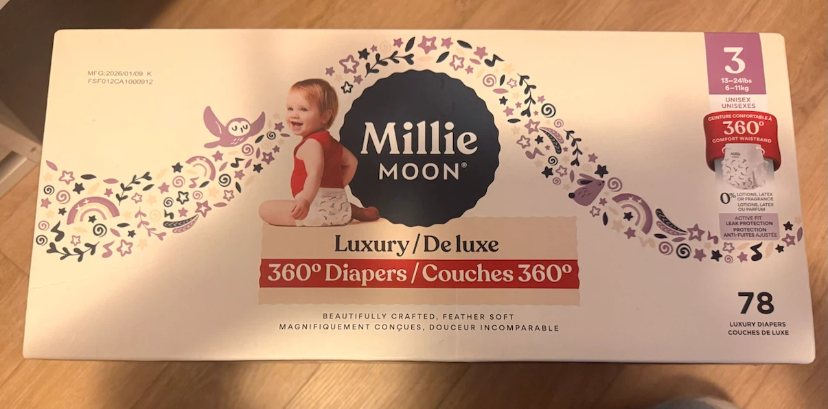 Millie Moon Luxury 360 Diapers Size 3 - photo 2