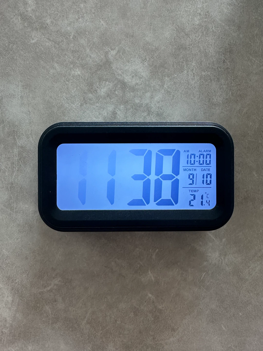 Digital Alarm Clock with Backlight, Date & Temperature - photo 2