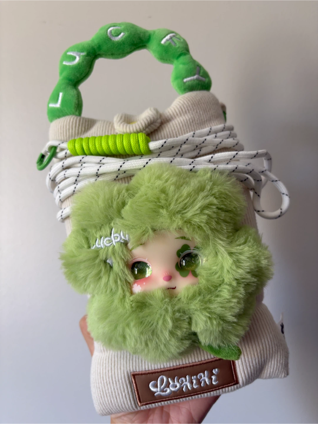 LOKIKI BLIND BOX Clover Design Plush Bag