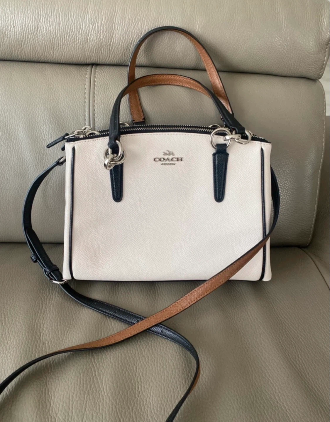 Coach Crossgrain Leather Handbag