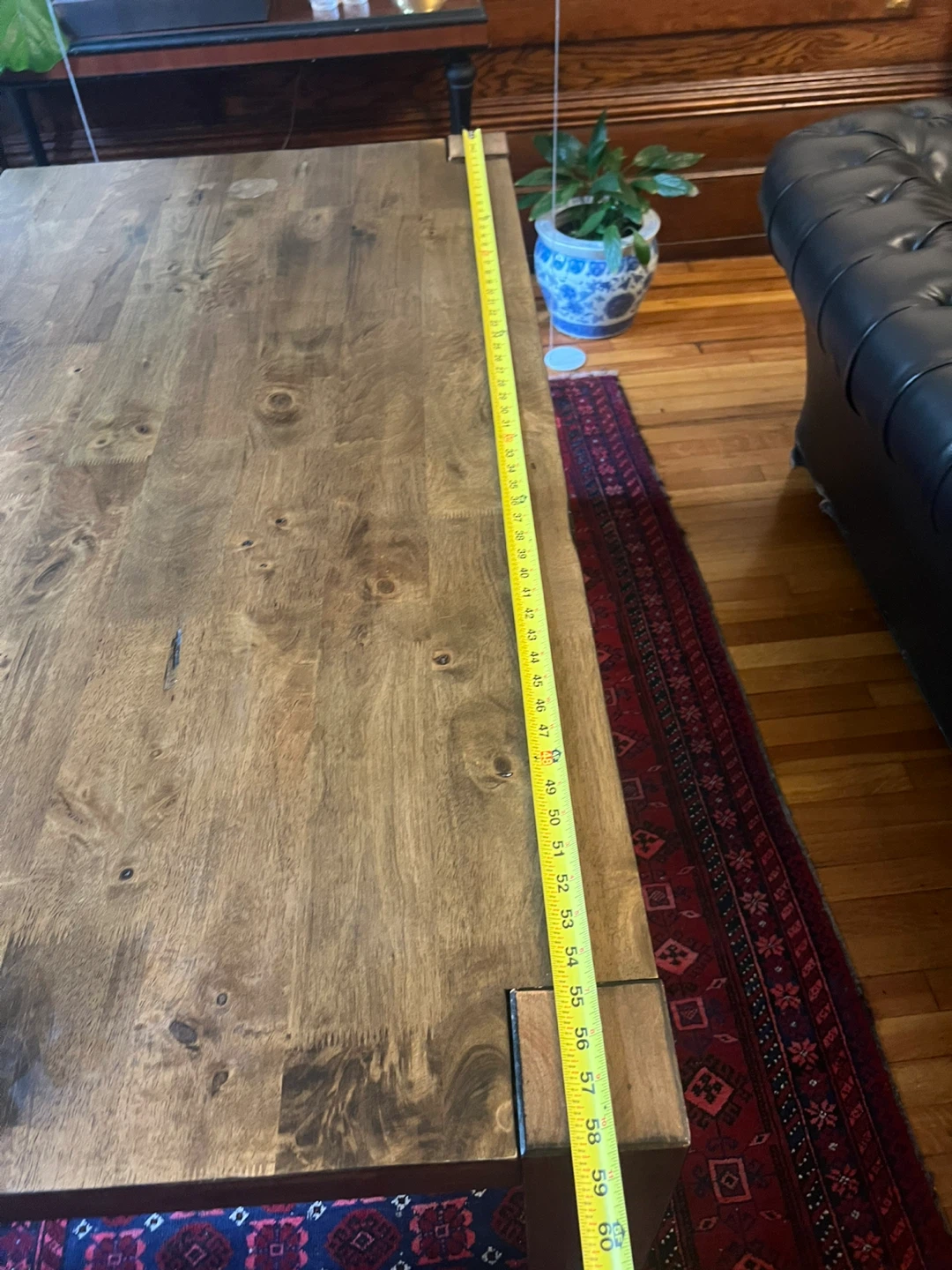 Large wooden dining table - photo 3